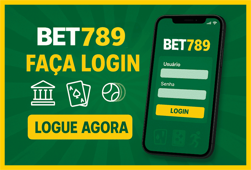 Imagem destacando login seguro na BET789 para novos usuários